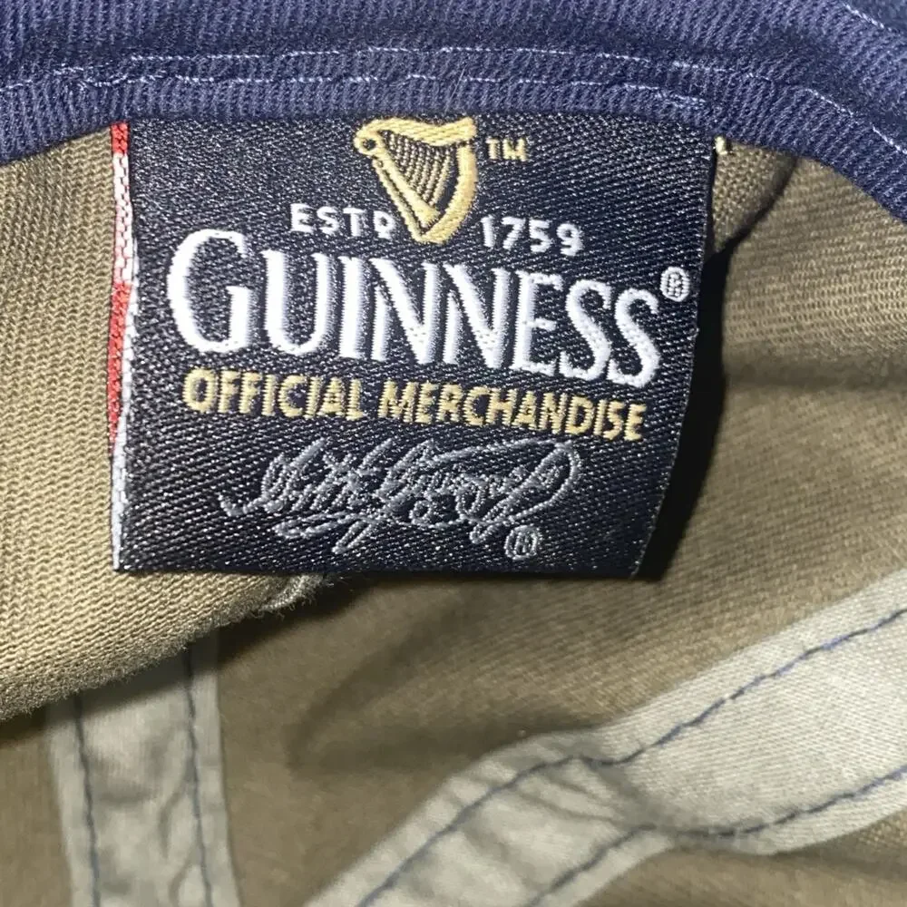Dublin Guinness Snapback Hat Green Adjustable Embroidered Distressed
